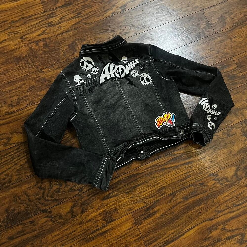 Akademiks Black and Grey Jacket